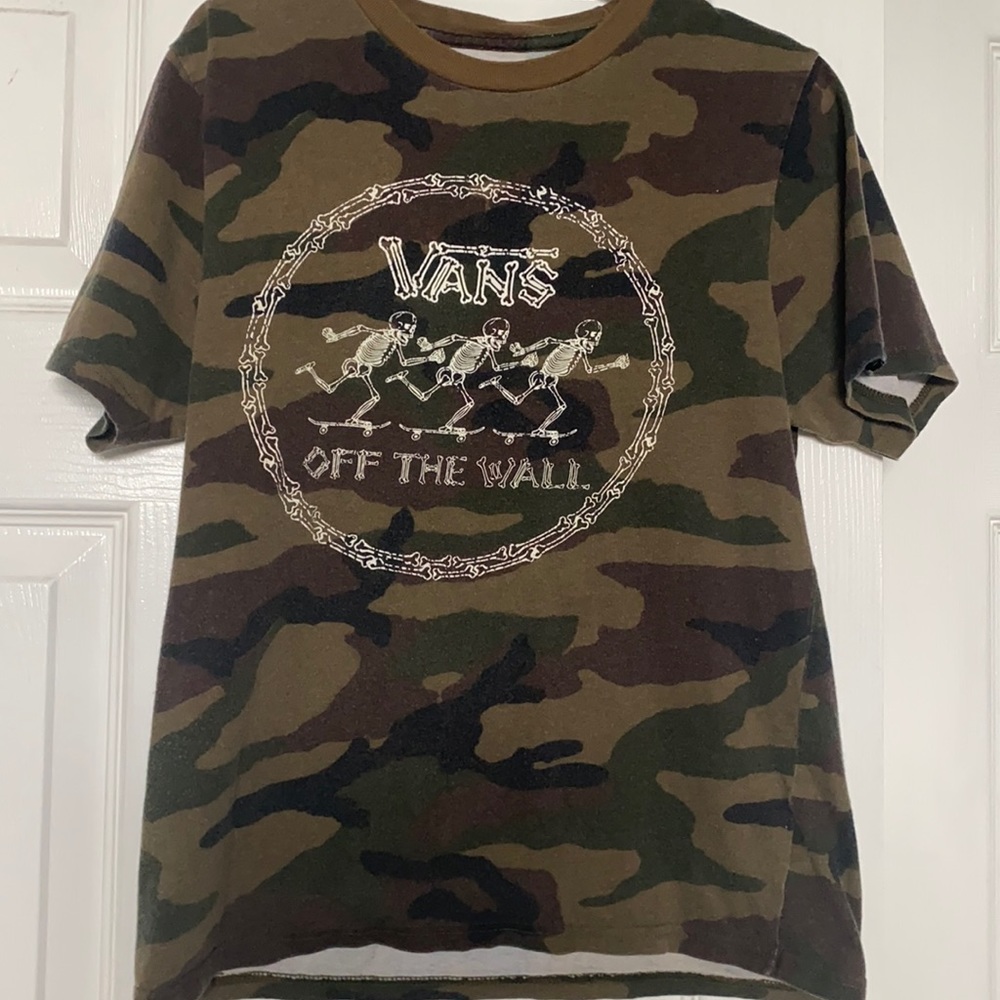 Vans camo shirt
